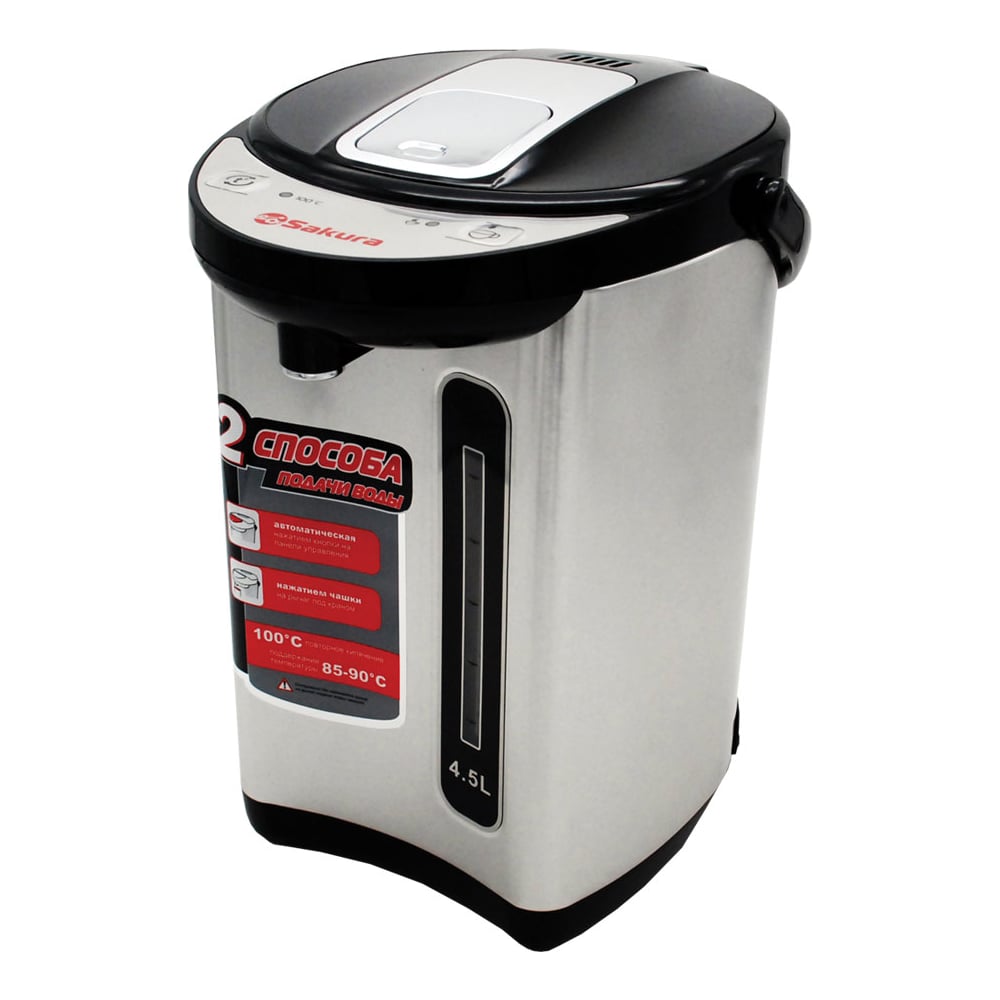 Изображение товара Термопот Sakura SA-314BS 4,5л черн/нерж