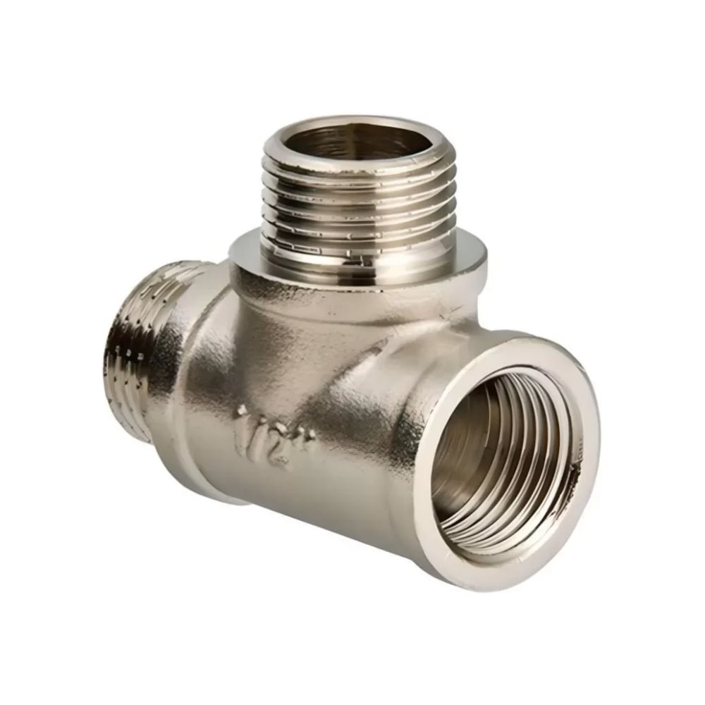 Изображение товара Тройник никелированный ViEiR 3/4 х 3/4 х 3/4, фитинг для труб