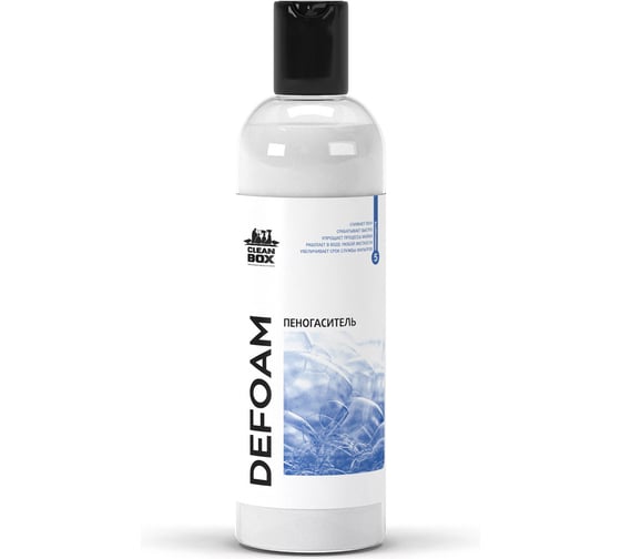 Изображение товара Пеногаситель для пылесоса, моющего пылесоса для поломоечных машин Антипена CleanBox Professional DEFOAM (Дефоам)0,25л 1330025