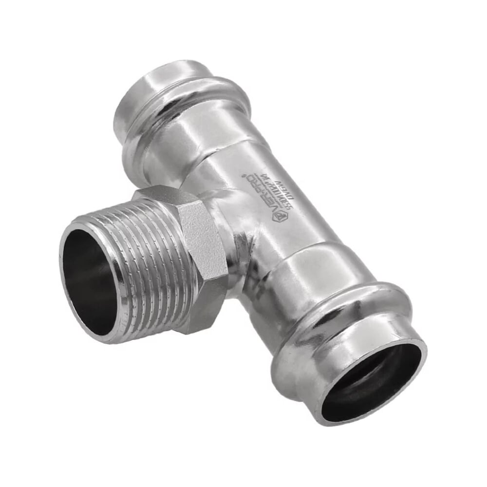 Изображение товара Тройник нержавеющий VIEIR 28х1/2 для систем с наружной резьбой