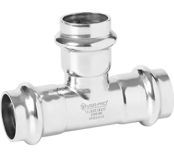 Изображение товара Тройник нержавеющий VIEIR 42х42х42 используется для магистральных систем высокого давления VPT424242
