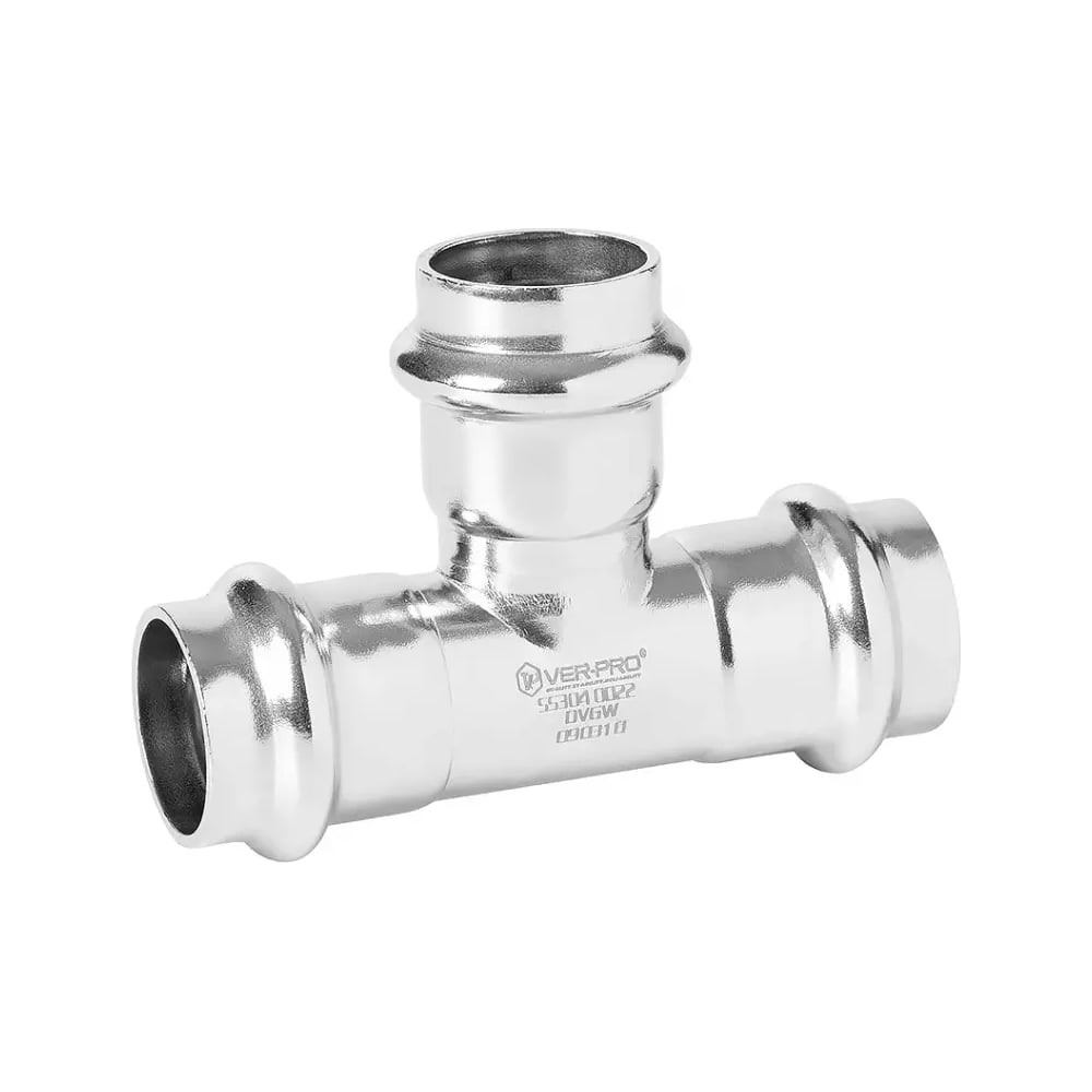 Изображение товара Тройник нержавеющий VIEIR 64х64х64 для высоконагруженных систем