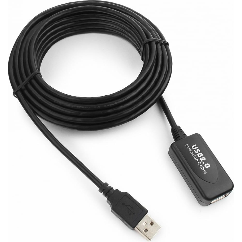 Активный кабель-удлинитель Cablexpert кабель для компьютера vcom активный usb 3 a m f 15м cu827 15m cu827 15m