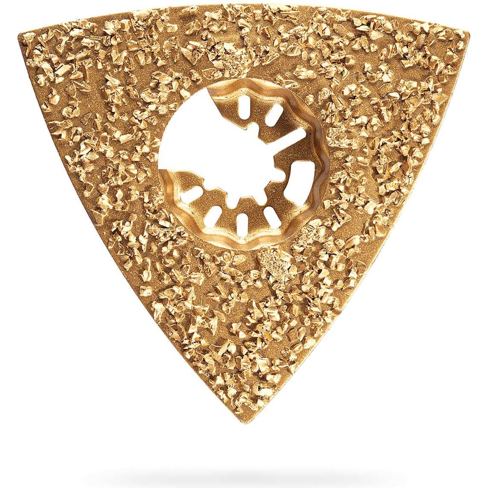 Изображение товара Полотно Зубр CARBIDE ВК8 Р20 80 мм треугольное зачистное универсальное