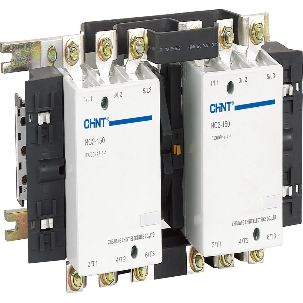 Изображение товара Контактор CHINT NC2-150NS реверс 150А 230В для промышленной автоматизации