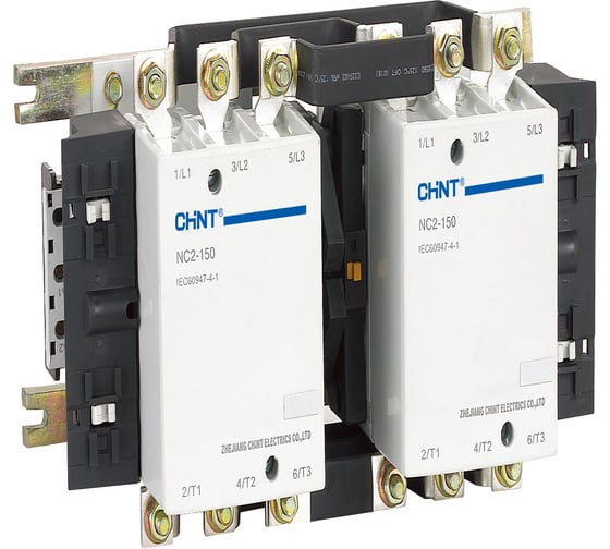 Изображение товара Контактор CHINT NC2-150NS реверс 150А 230В/АС3 50Гц (R) 235742