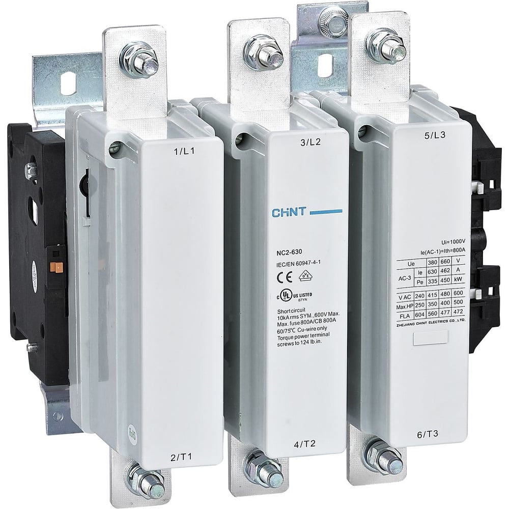 Изображение товара Контактор CHINT NC2-630 630А 400В для промышленных решений