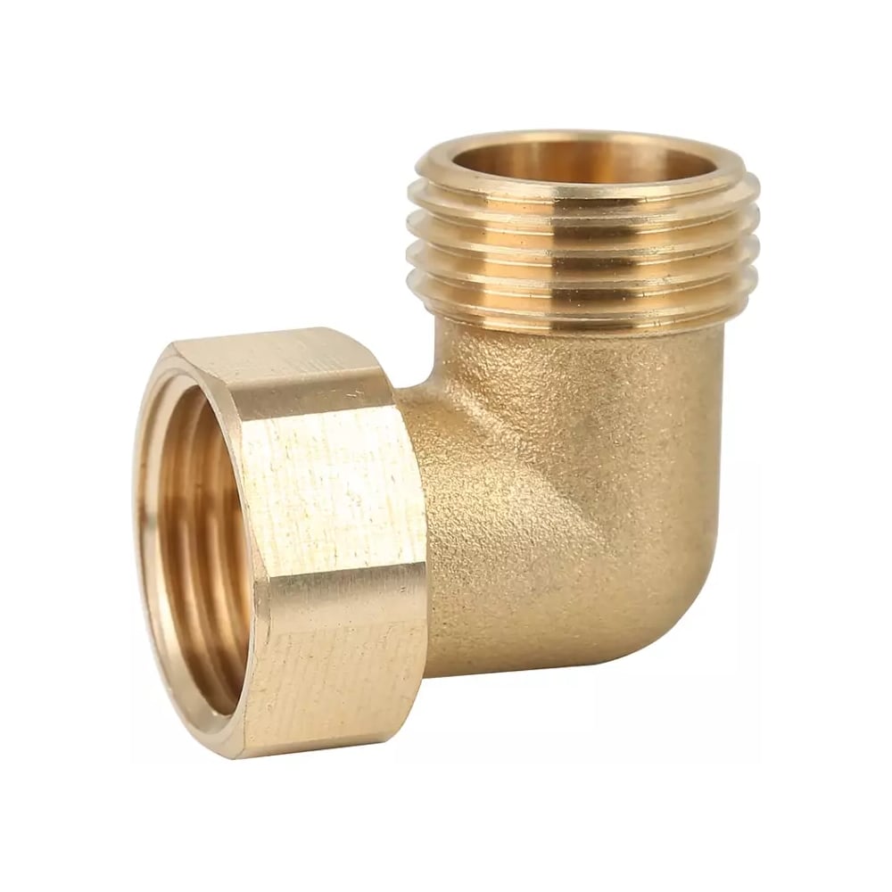 Изображение товара Угольник латунный VIEIR с накидной гайкой 3 шт 1/2 фитинг сантехник