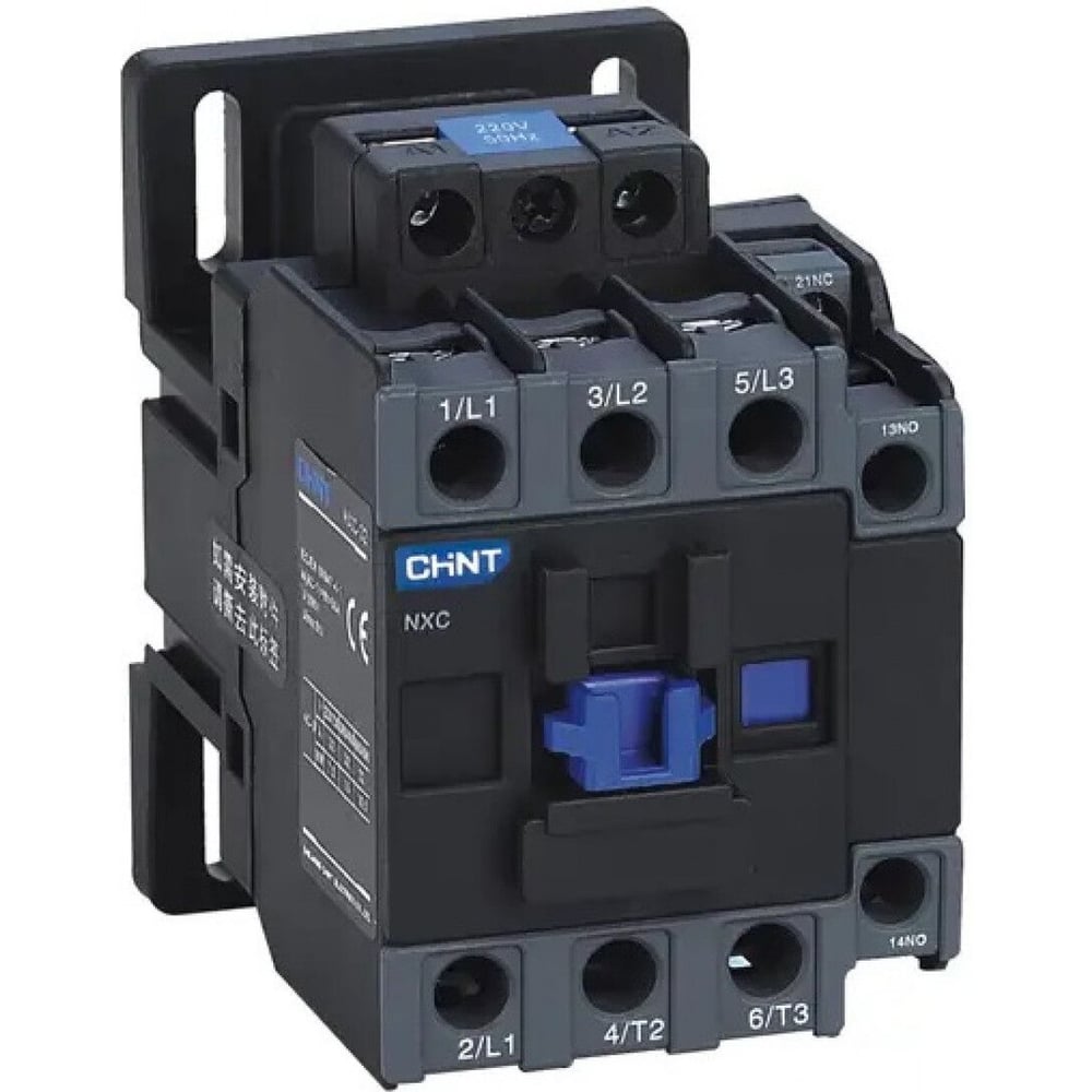 Изображение товара Контактор CHINT NXC-38 3P 38А AC230B 50Гц модульный на DIN-рейку
