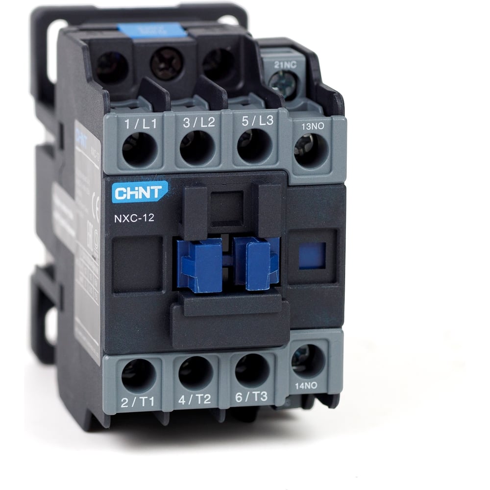 Изображение товара Контактор CHINT NXC-12M01/Z 3P 12A DC24V модульный IP20