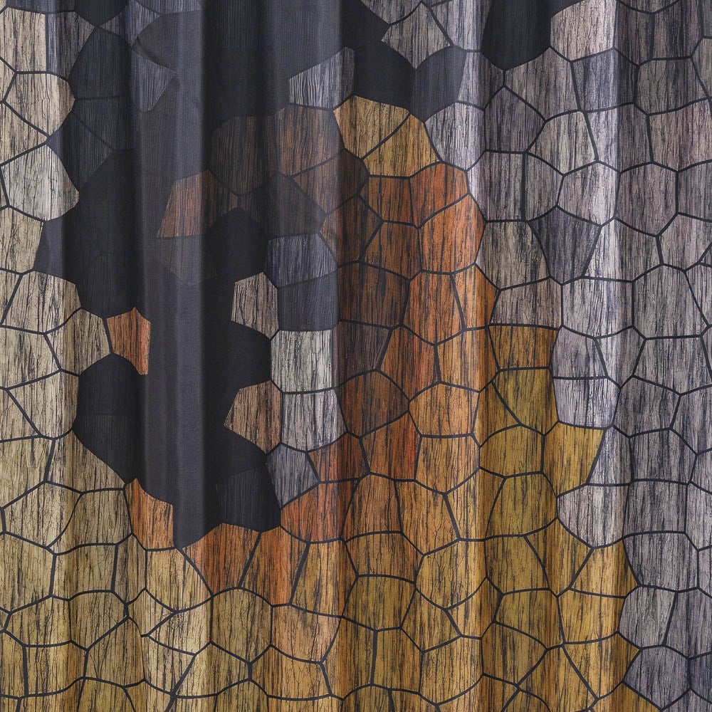 Изображение товара Штора САНАКС дикий камень для ванной 180x180 см полиэстер