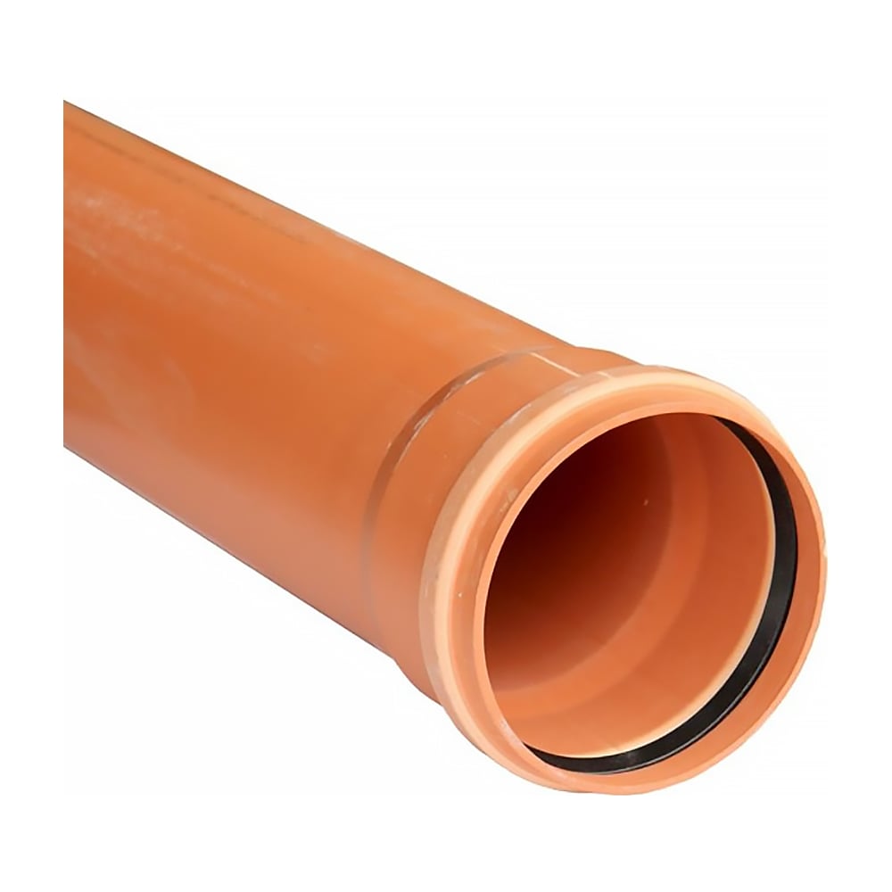 Изображение товара Труба для наружной канализации VIEIR Д160мм 1000мм из ПВХ