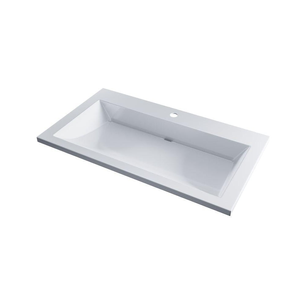 Изображение товара Раковина для ванной полувстраиваемая Uperwood Infinity 80 см белая