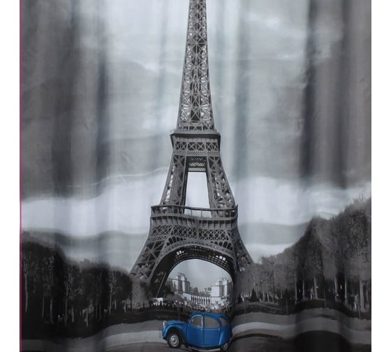 Изображение товара Шторка в ванную комнату BRIMIX фотопечать, ПАРИЖ 02-04