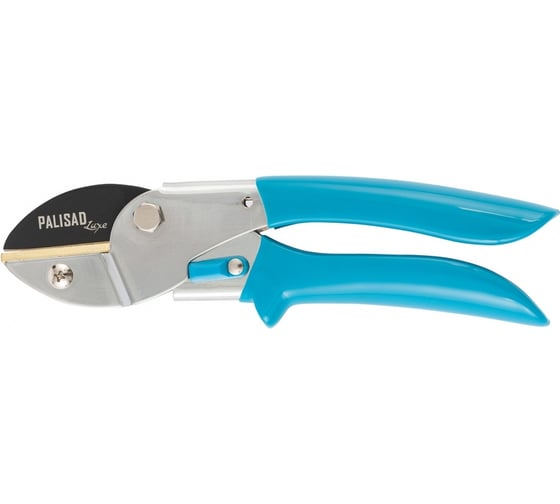 Изображение товара Усиленный секатор с наковальней PALISAD LUXE 205 мм, рукоятки в ПВХ-оболочке 605245