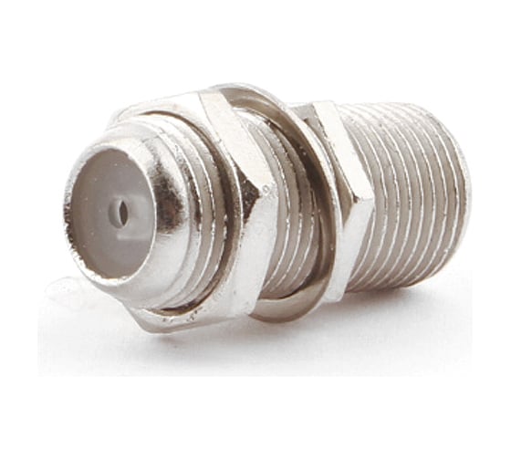 Изображение товара Соединитель Cablexpert F мама / F мама с гайкой и шайбой, блистер APL-FF-01