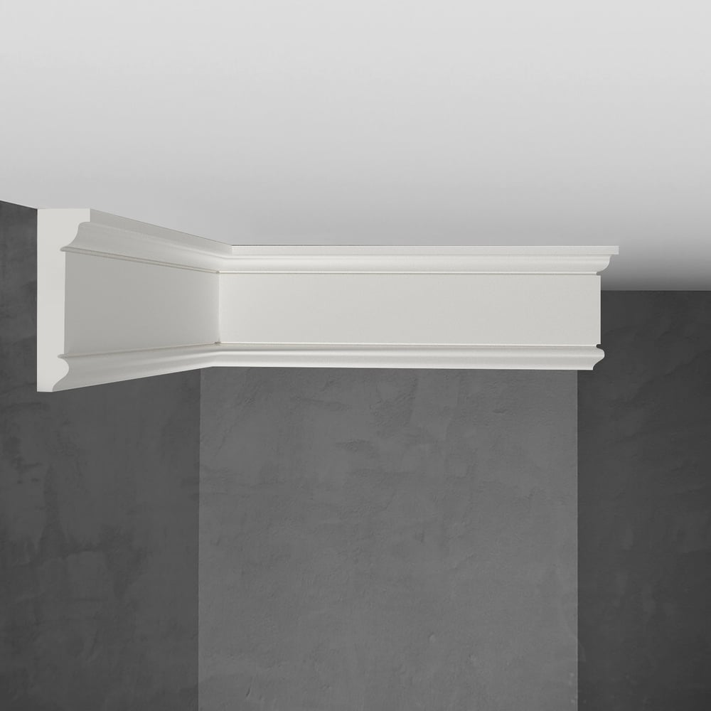 Изображение товара Потолочный карниз Stenopol для натяжных потолков, 2000 мм