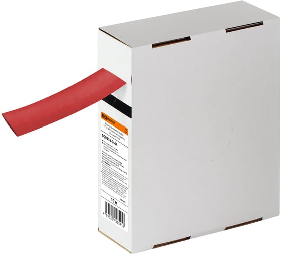 Изображение товара Термоусадочная трубка TDM ELECTRIC ТУТнг 20/10 красная в коробке, упаковка 10 метров SQ0518-0444