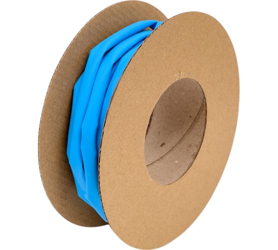 Изображение товара Термоусаживаемая трубка TDM ELECTRIC ТУТнг 6/3 синяя в коробке (10 м/упак) SQ0518-0411