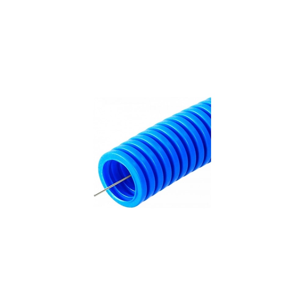 Легкая гофрированная труба Промрукав труба гофрированная stout пнд синий 20 мм для труб диаметром 14 18 мм бухта 50м