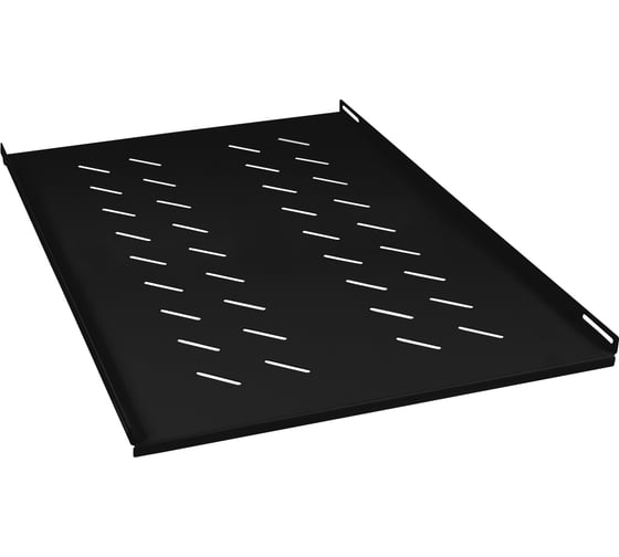 Изображение товара Перфорированная полка Cabeus глубиной 700 мм для напольных шкафов глубиной 1000 мм, SH-J018-FC-1000-100KG-BK