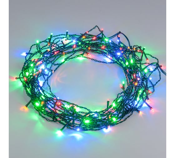 Изображение товара Бытовая электрическая гирлянда занавес Eurosvet 200-003 мультиколор a049840