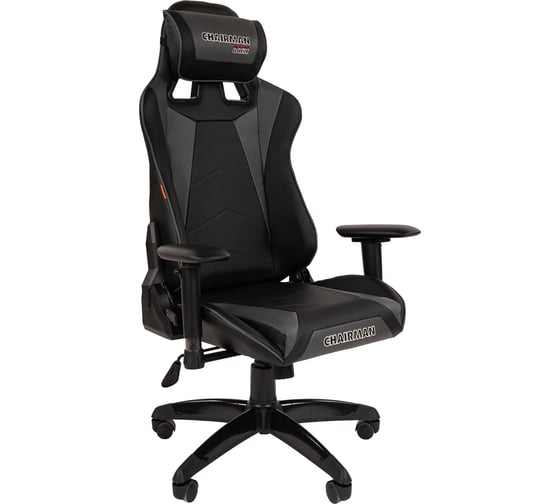 Изображение товара Игровое кресло CHAIRMAN game 44 черно-серый 00-07073780