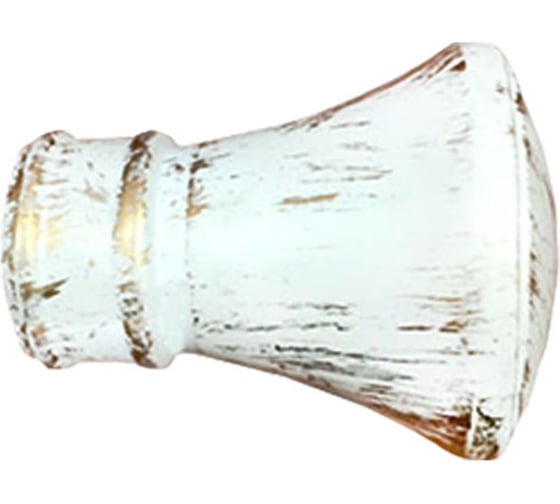 Изображение товара Наконечник Peora Грань белое золото 28 мм 2 шт WG 73744