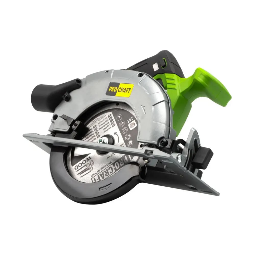 Изображение товара Аккумуляторная дисковая пила PROCRAFT PCA24 20В, 165 мм, пропил 67 мм