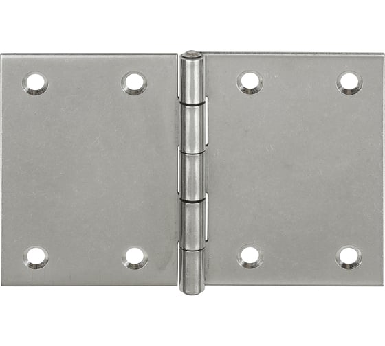 Изображение товара Петля VORMANN прямая, широкая, 50х75х1,2 мм, нержавеющая сталь 010504050