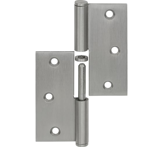 Изображение товара Петля VORMANN дверная, разъемная, 90х90 мм, правая, нержавеющая сталь 010872090