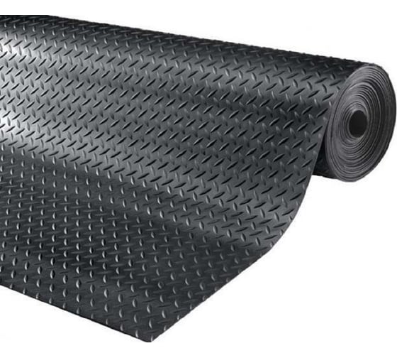 Изображение товара Резиновое рулонное покрытие ComeForte Елочка 1х10 м Diamond Rubber СС003244