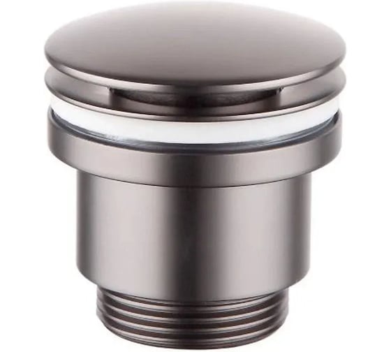 Изображение товара Донный клапан латунный VIEIR для раковины с болтом, графит VER26-G