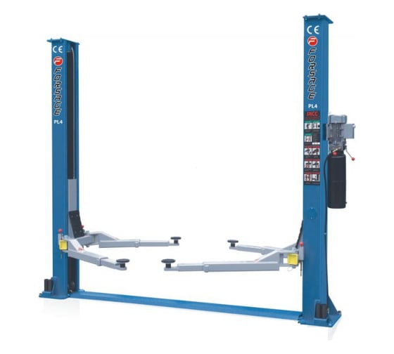 Изображение товара Двухстоечный электрогидравлический подъемник с надставками на опорные рычаги Forsage 4 т 7728 F-PL4.0-2B