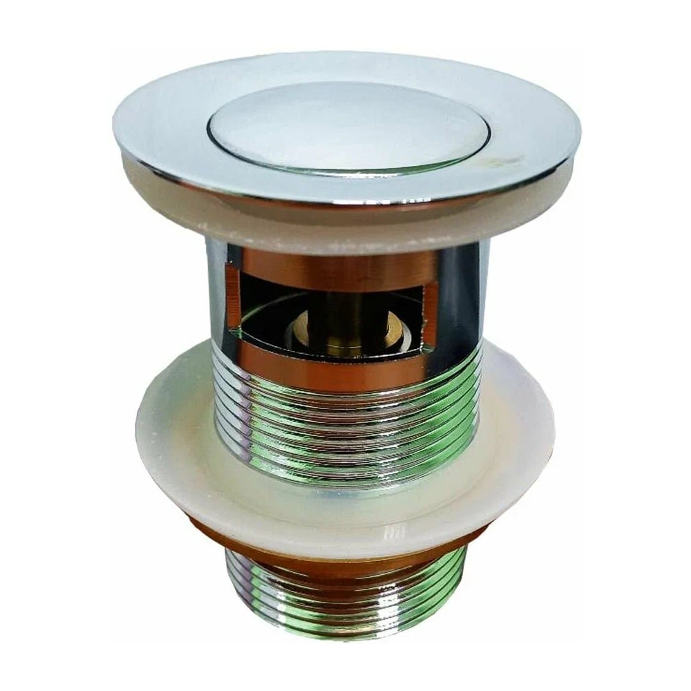 Изображение товара Донный клапан латунный VIEIR VER22B для раковины с переливом 1 1/4 дюйма