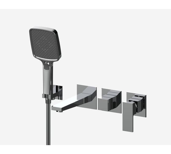 Изображение товара Смеситель встроенный для ванны ViEiR хром, скрытый монтаж для ванны и душа V393536