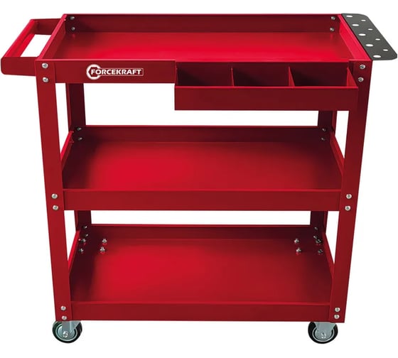 Изображение товара Тележка инструментальная 3-х полочная Forcekraft FK-1141343A(63763)