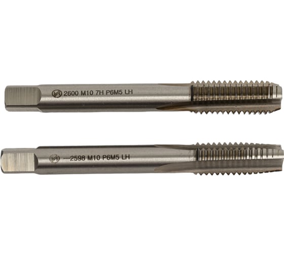 Изображение товара Метчик ИНСТУЛС м/р М10.0x1.5 осн. лев к-т Р6М5 7H 2621-2598/2600 ГОСТ 3266-81 00001253813