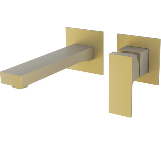 Изображение товара Смеситель встроенный для раковины ViEiR матовое золото, скрытый монтаж V393513-S