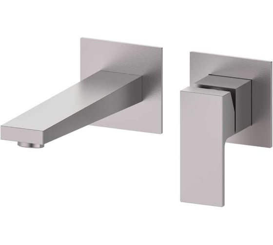 Изображение товара Смеситель встроенный для раковины ViEiR сатин, скрытый монтаж V393513-N