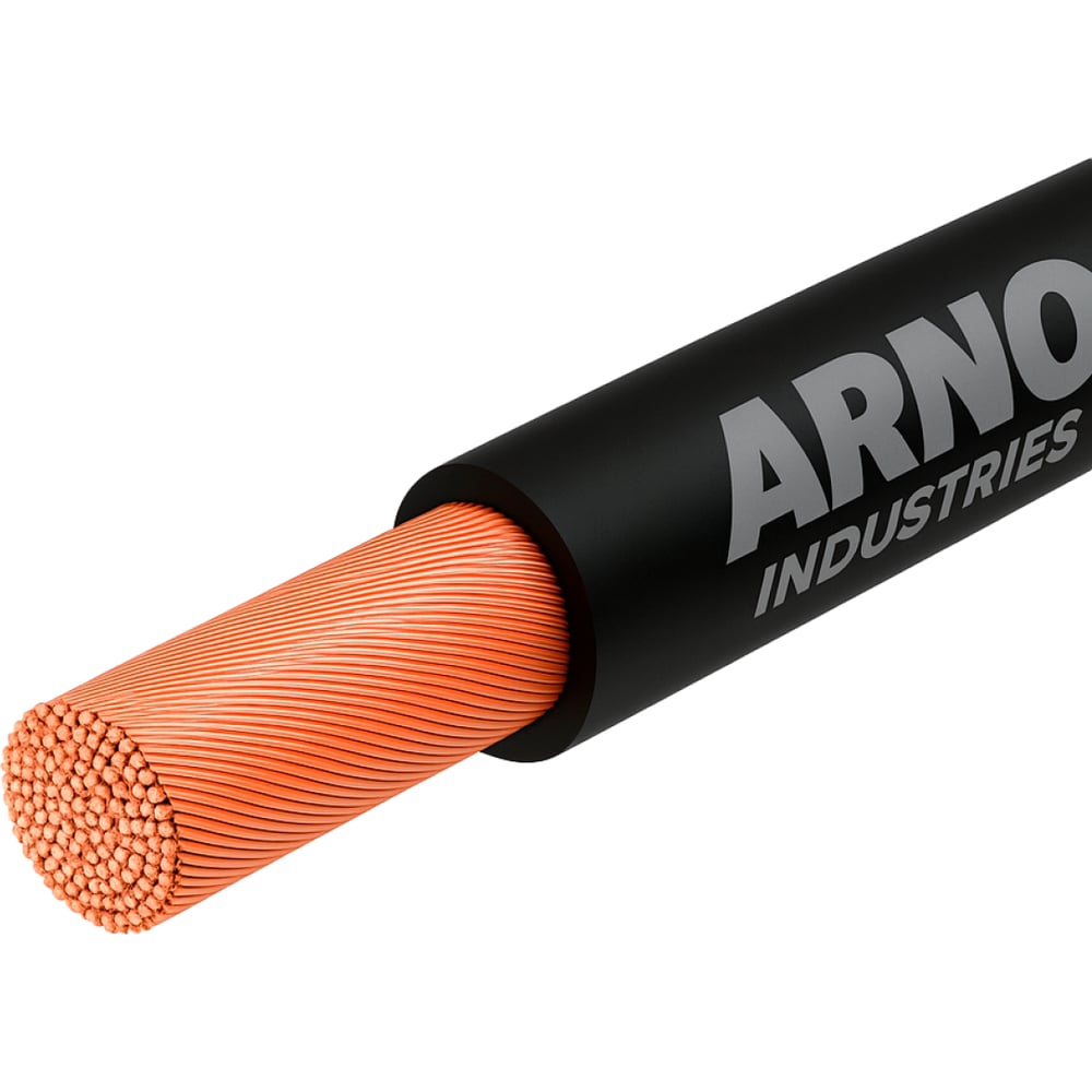 Изображение товара Провод силовой ARNO INDUSTRIES медный, 100м, ПуГВнг(А)-LS 1х1.5 черный, многопроволочный, гибкий, LS низкое дымо-газовыделение, для проводки ТРТС 63874721