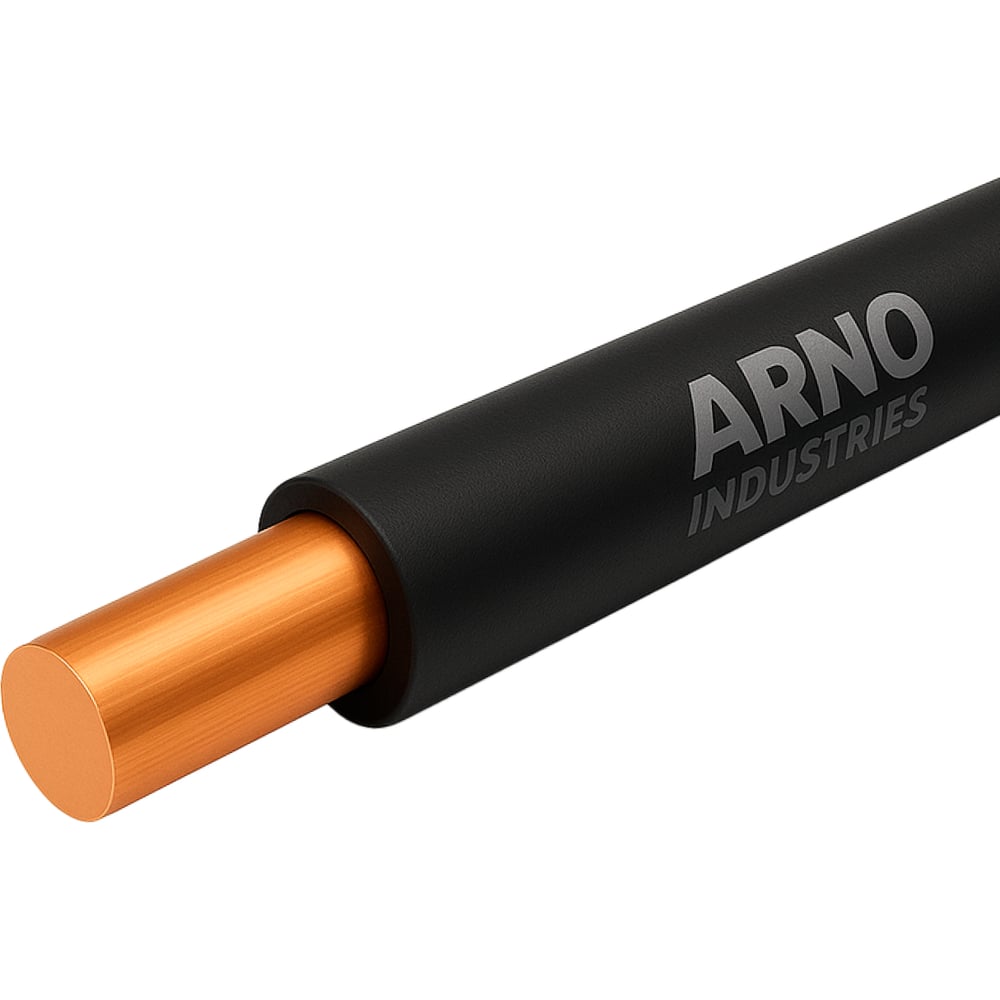 Изображение товара Провод силовой ARNO INDUSTRIES медный, 100м, ПуВнг(А)-LS 1х10 черный, однопроволочный, LS низкое дымо-газовыделение, для силовой проводки 5061673