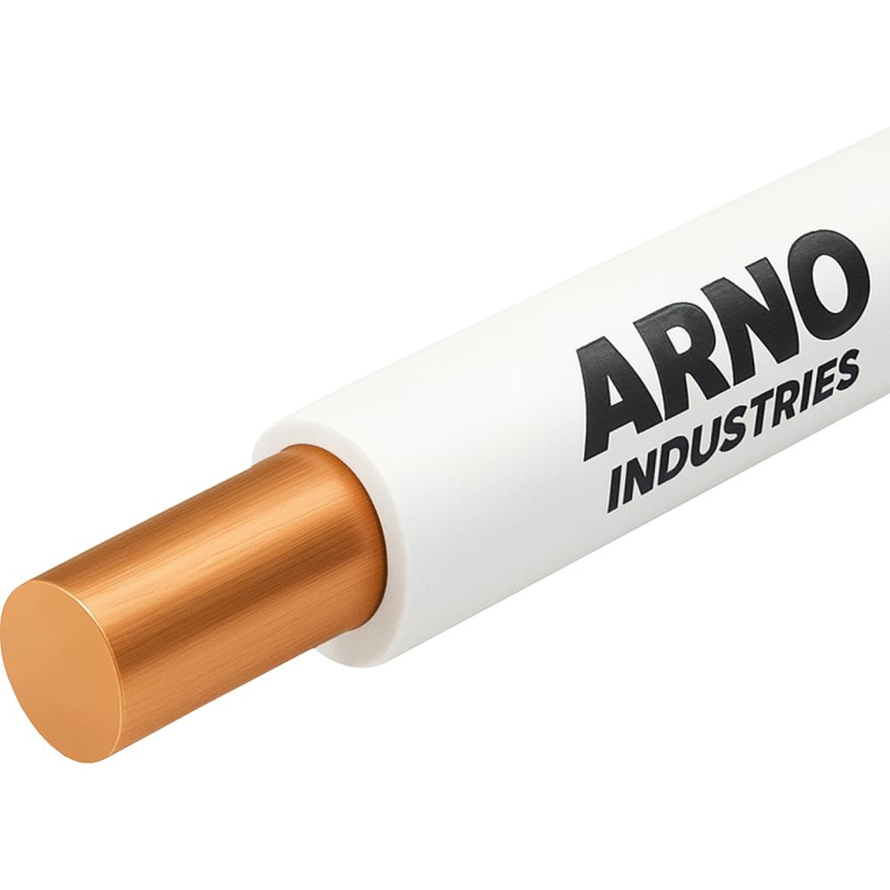 Изображение товара Провод силовой ARNO INDUSTRIES медный, 10м, ПуВнг(А)-LS 1х10 белый, однопроволочный, LS низкое дымо-газовыделение, для электромонтажа ТРТС 79644841