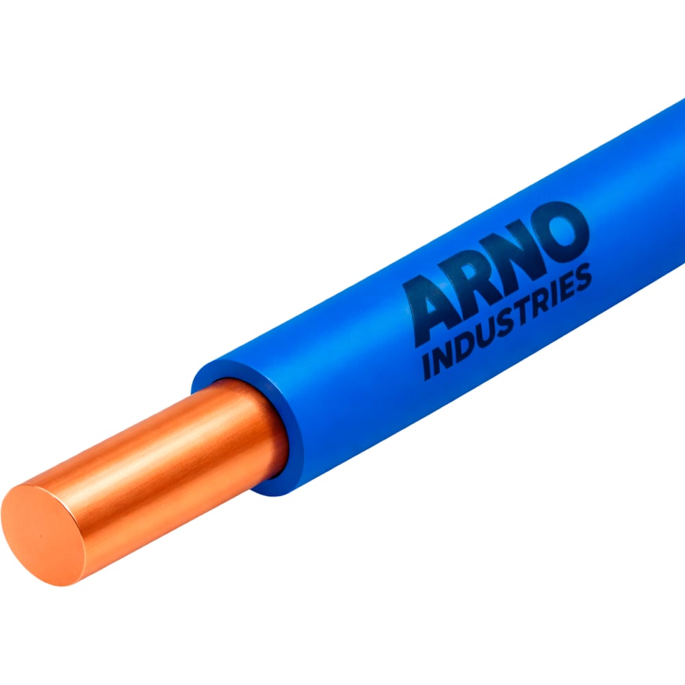 Изображение товара Провод силовой медный ARNO INDUSTRIES 10м ПуВнг(А)-LS, однопроволочный, низкое дымо-газовыделение,