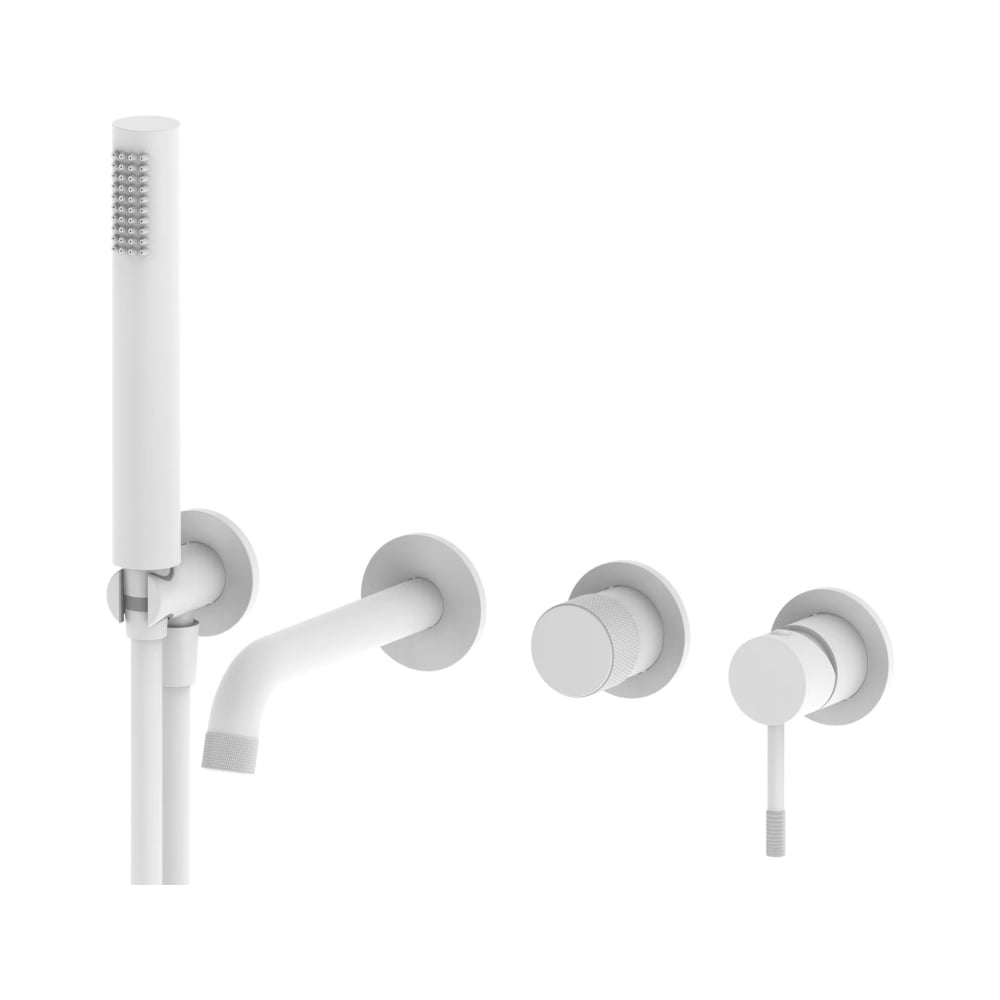 Изображение товара Смеситель для ванны и душа встроенный ViEiR белый однорычажный