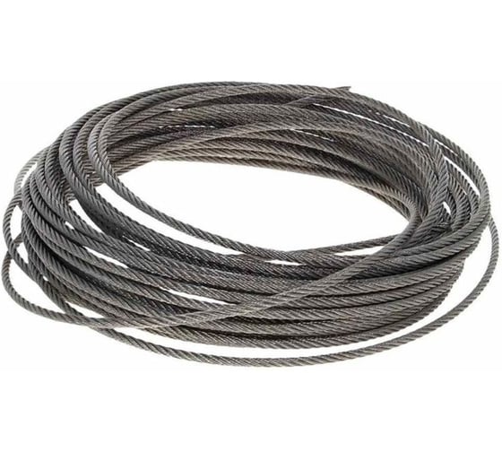 Изображение товара Стальной канат GPR ООО ГРУЗОПОДЪЕМНЫЕ РЕШЕНИЯ  ГОСТ 2688-80, Ø 18 мм, 350 м черный в смазке 4631179075153