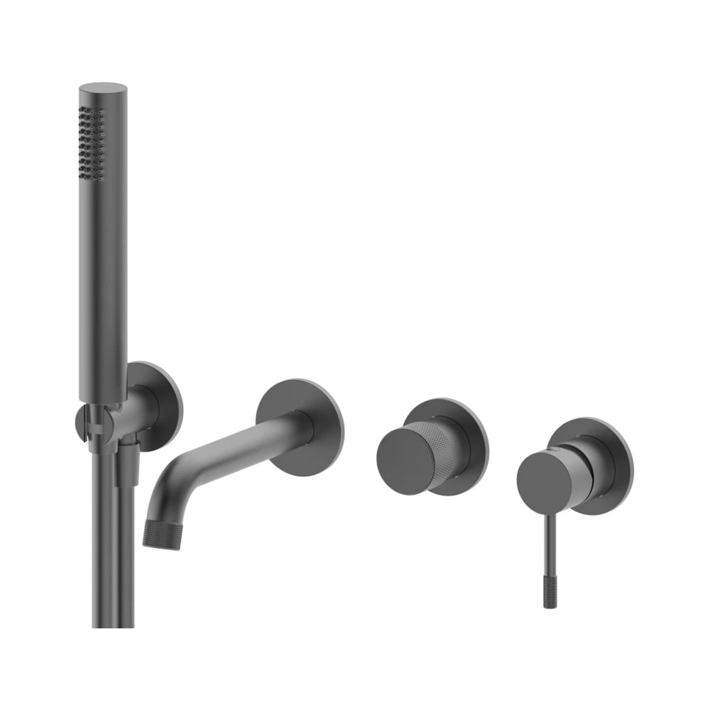 Изображение товара Смеситель для ванны и душа ViEiR встроенный графит 403532-G