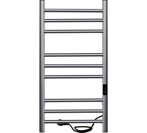 Изображение товара Электрический полотенцесушитель INDIGO Line Trinity (electro) 80/40 (таймер, скр.монтаж, унив.подкл.R/L, Graphite Metallic) LСLTE80-40GFMRt