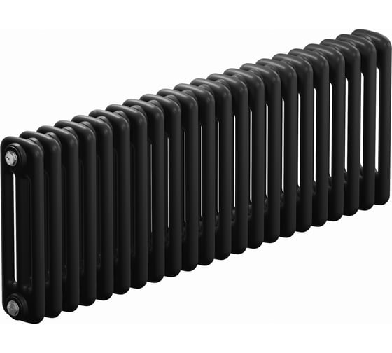 Изображение товара Радиатор трубчатый RIFAR TUBOG Ventil 3037 DV1 Антрацит 22 секции, нижнее подключение TUB 3037-22-DV1-AN