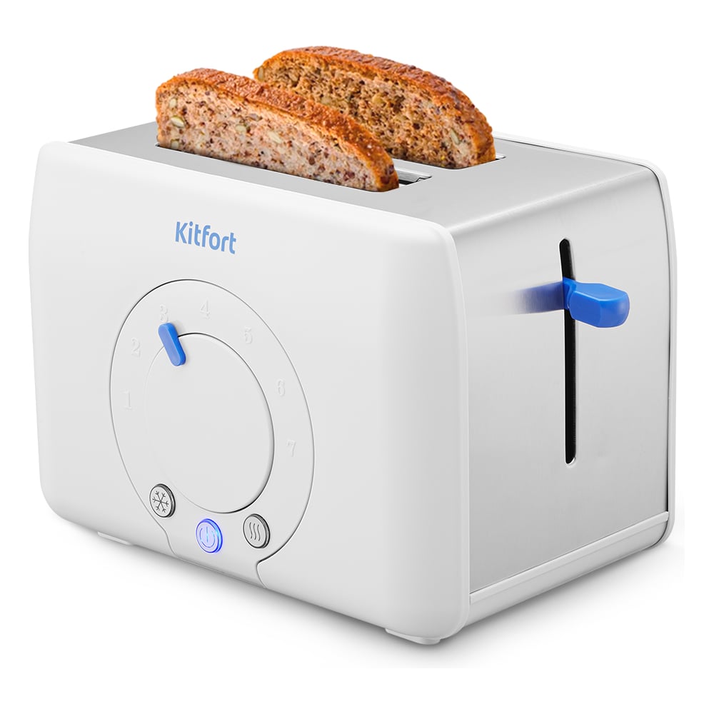 Изображение товара Тостер KITFORT КТ-6562 с автоматическим центрированием, 2 тоста, мощность 1000 Вт